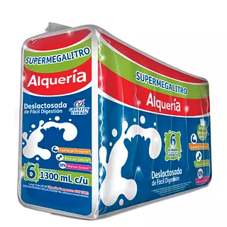 Leche Alquería Deslactosada X6