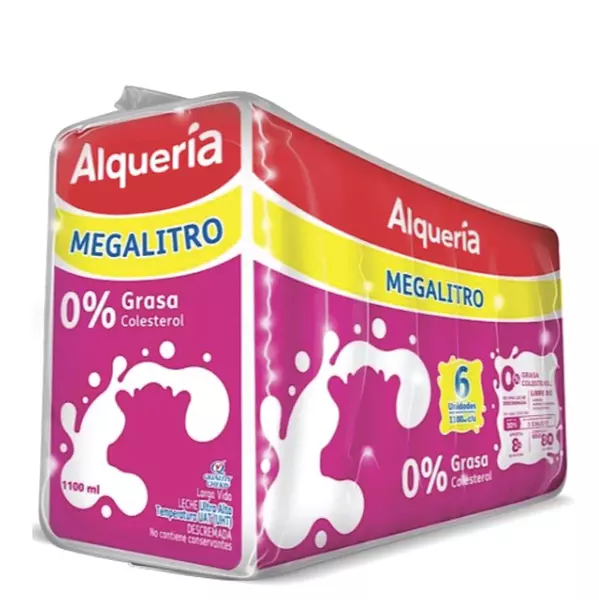 Leche Descremada Alquería X6