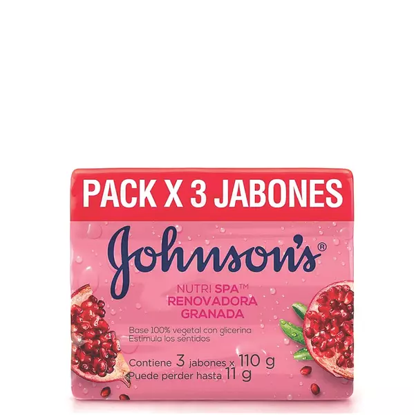 Jabón De Baño Johnson & Johnson Granada X3