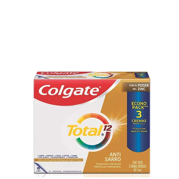 Crema Dental Colgate Antisarro X3