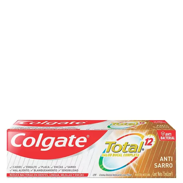 Crema Dental Colgate Total 12 Antisarro