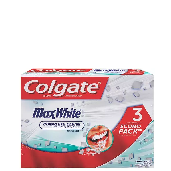 Crema Dental Colgate Max White X3