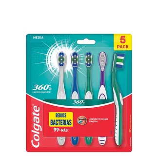 Cepillo Detal Colgate 360° Limpieza Completa