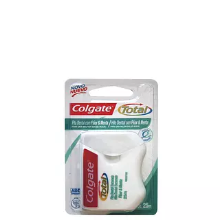 Hilo Dental Colgate Con Flúor Y Menta