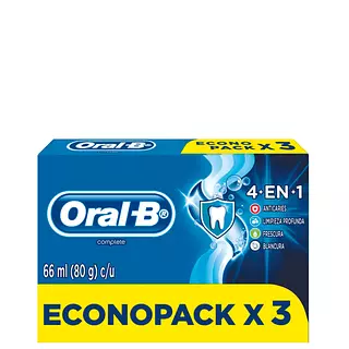 Crema Dental Oral-B Complete 4 En 1