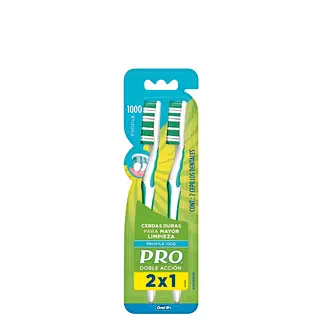 Cepillo Dental Oral B Profile 1000 Doble Acción X2