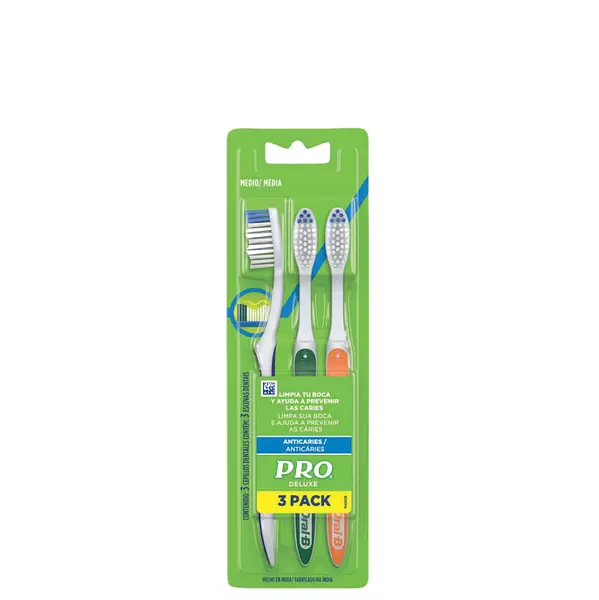 Cepillo Dental Oral B Pro Deluxe Anticaries X3