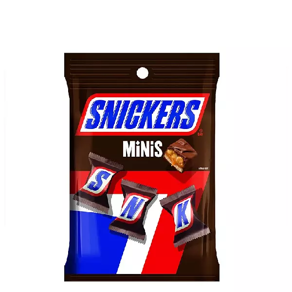 Chocolates Snickers Mini Con Maní