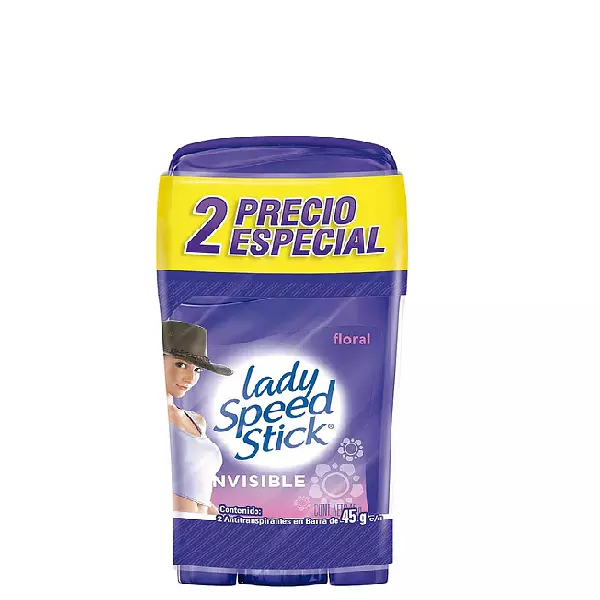 Desodorante En Barra Lady Speed Stick Floral Invisible X2