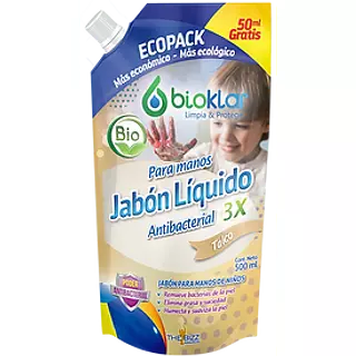 Jabon Antibacterial Para Manos Bioklar Niños
