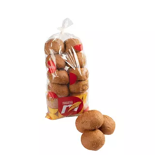 Pan Bolita Integral Mercasur X12