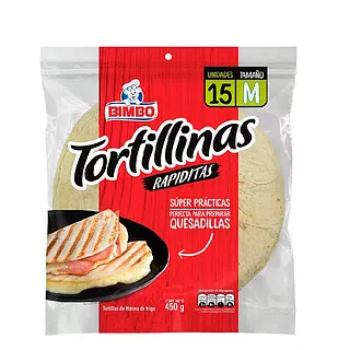 Tortillas Bimbo Tradicionales M X15