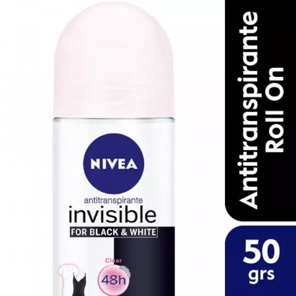 Nivea Des Rollon 50ml Clear Inv B&W