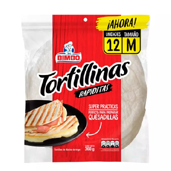 Tortillas Bimbo Tradicionales M X12