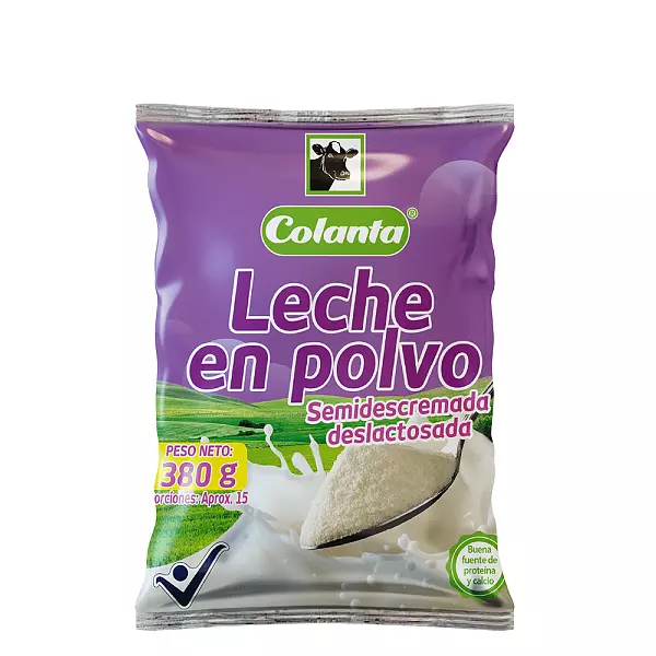 Leche En Polvo Colanta Semidescremada Deslactosada