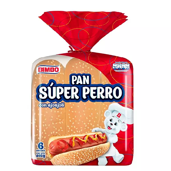 Pan Super Perro Bimbo