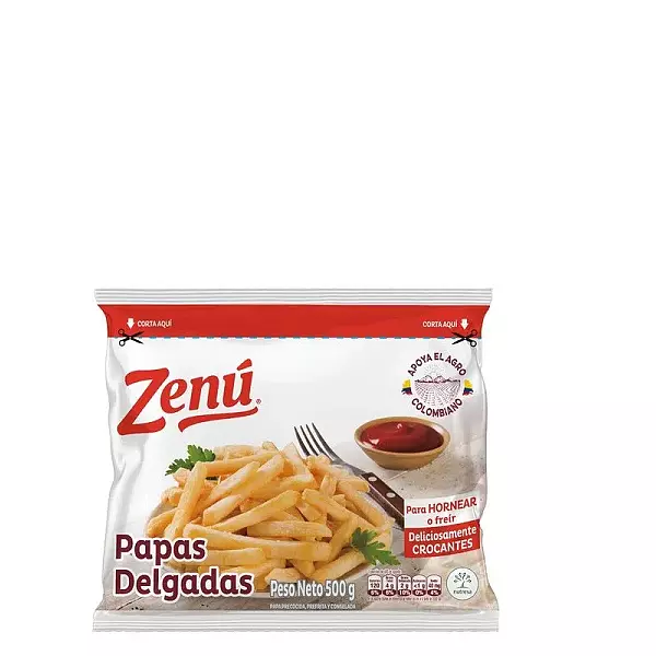 Papa Congelada Zenú Delgadas