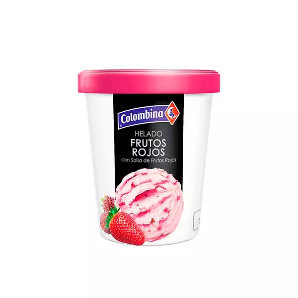 Colomb. Helado Frutos Rojos 1/2 Lt