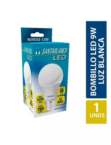 Bombillo Led Santablanca-A609w
