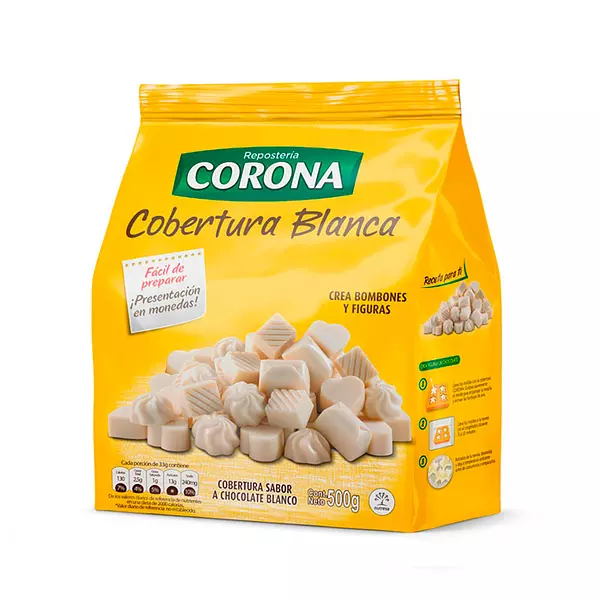 Corona Cobertura Blanca