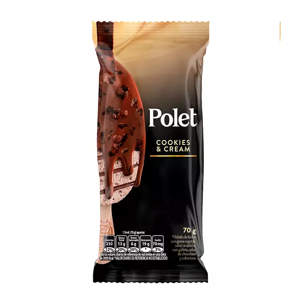 Crem Helado Polet Paleta Cookies