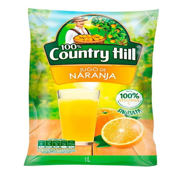 Country Hill Naranja Sin P Bolsa