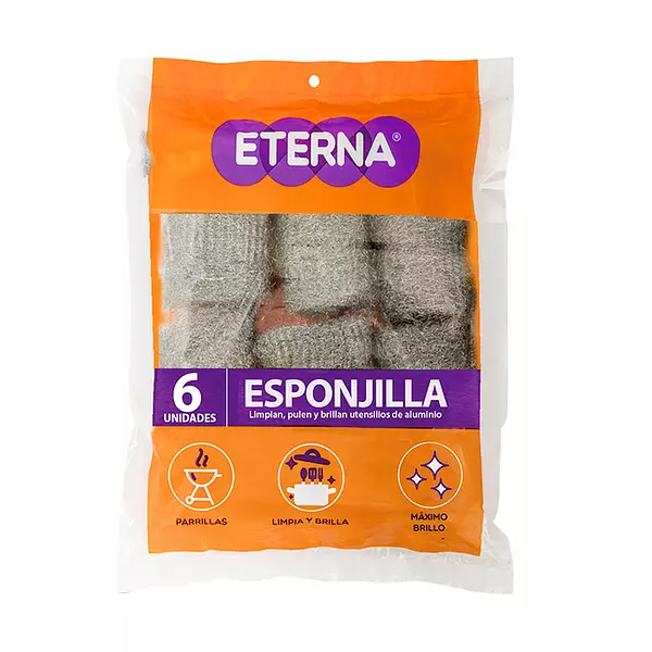 Eterna Esponjilla Acero X6