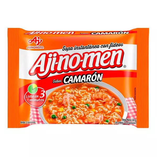 Sopa Instantánea Ajinomen Camarón