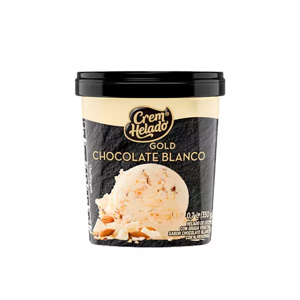 Crem Helado Gold Choco Blanco