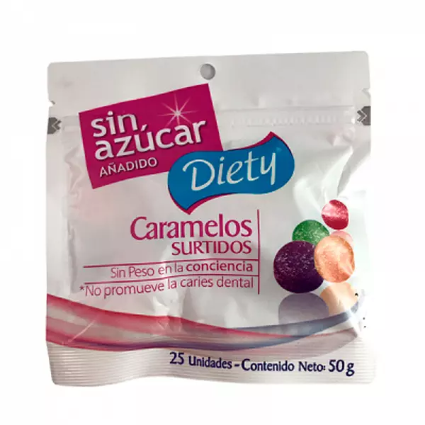 Diety Caramelos X25