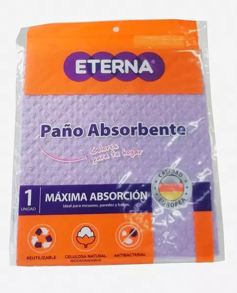 Eterna Paño Absorbente Antibacterial