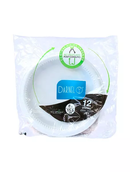 Darnel Plato Pet 15.5 Cm Blanco X12