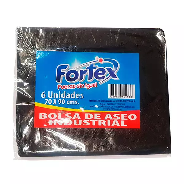 Fortex Bolsa Negra Apto X6