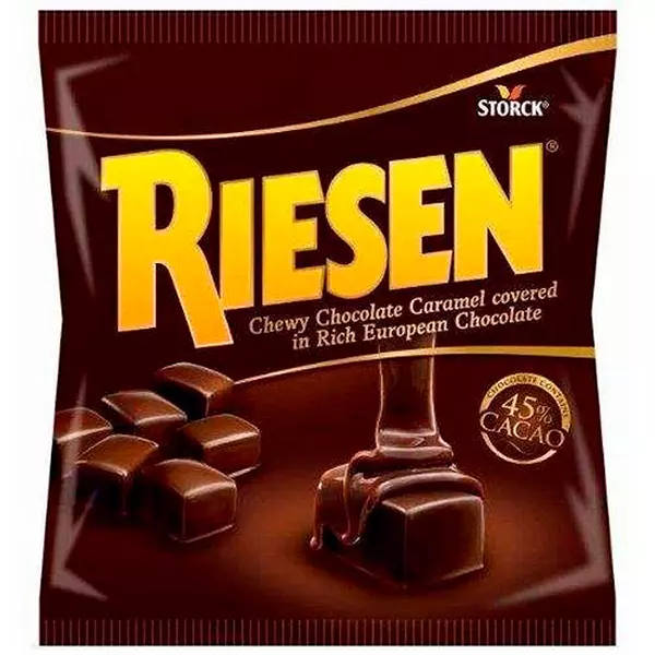 Dulces Caramelo y Choc Negro Riesen
