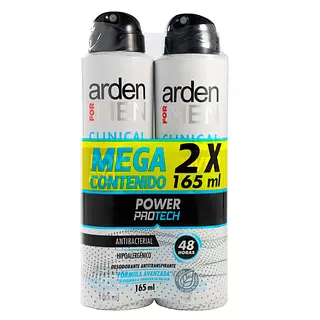 Desodorante En Aerosol Arden For Men Power Protect X2