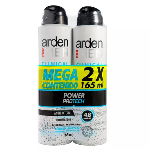 Desodorante En Aerosol Arden For Men Power Protect X2