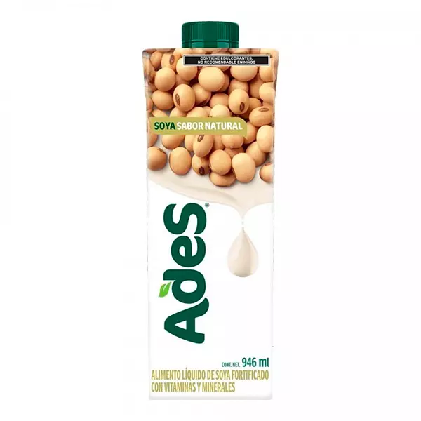 Leche De Soya Ades Natural