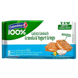 Crakeñas Sadwich Yogurt Griego X12