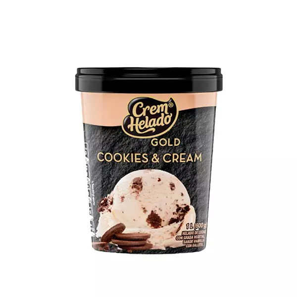 Crem Helado Gold Cookies&Cream