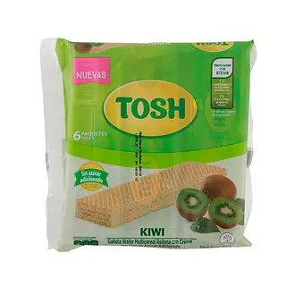 Tosh Wafer Multicereal Kiwi X6