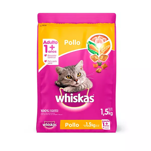 Whiskas Pollo Adulto 1.5 Kg