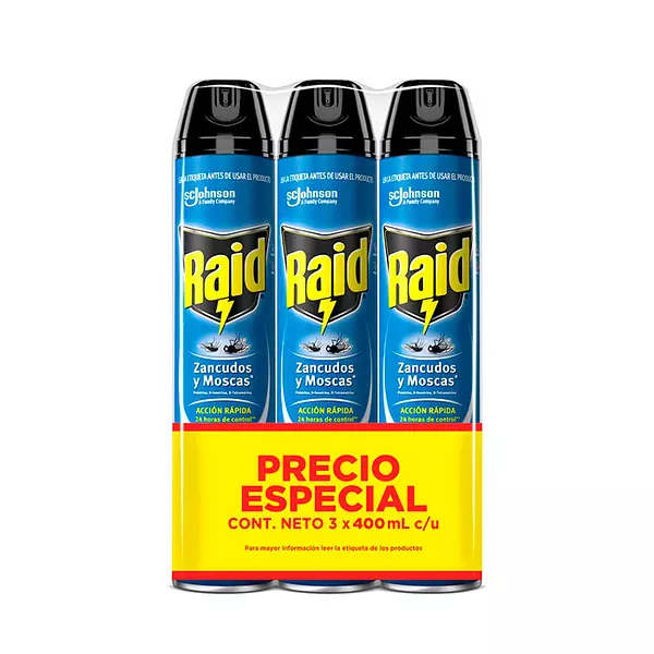 Raid Elimina Voladores X3