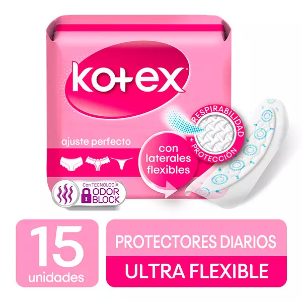 Kotex Prot Days U/F Flex x 15