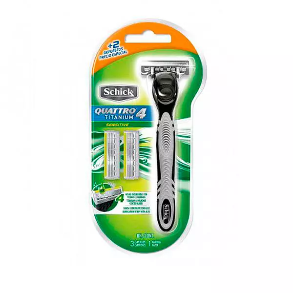 Shick Quattro Titan X4 Sentiv P.E