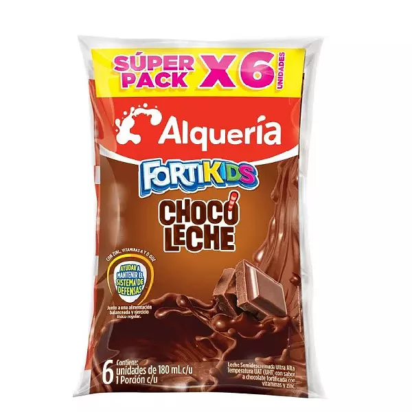 Chocoleche Alqueria Fortikids X6