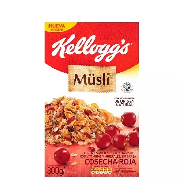 Cereal Musli Cosecha Roja Kelloggs