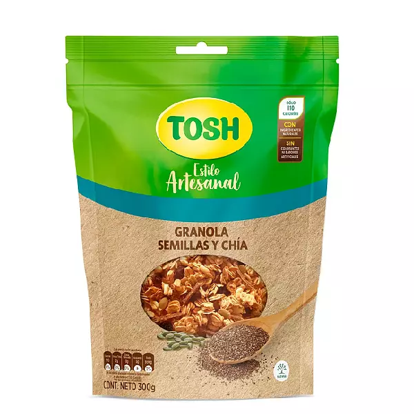 Granola Tosh Artesanal Semillas Y Chía