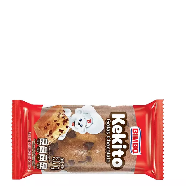 Ponqué Kekito Bimbo Gotas De Chocolate