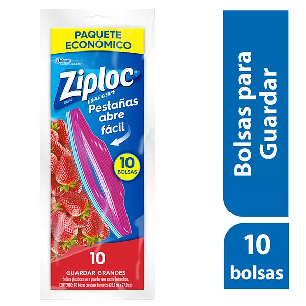 Bolsas Para Guardar Ziploc Grandes 20 Bolsas