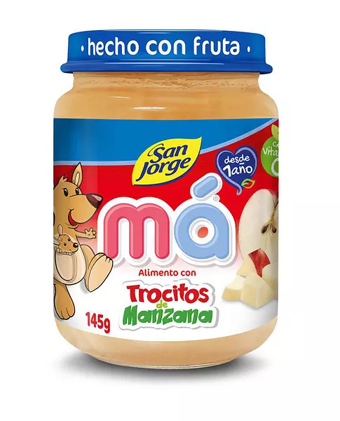 San Jorge Compota Trocitos Manzana